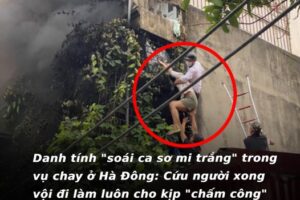 Danh tính “soái ca sơ mi trắng” trong vụ chay ở Hà Đông: Cứu người xong vội đi làm luôn cho kịp “chấm công”