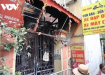 Hình ảnh tang thương bên trong ngôi nhà trọ bị cháy ở Trung Kính, Hà Nội