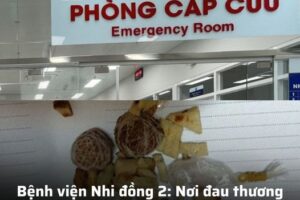 Bệnh viện Nhi đồng 2: Nơi đau thương nhất lúc này