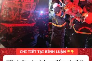 T.ai n.ạn th.ảm kh.ốc giữa xe tải đối đầu xe khách chở 43 người