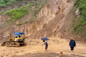 Hà Giang: Mưa lớn gây sạt lở, chia cắt nhiều tuyến đường