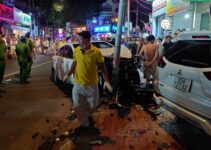 Nữ tài xế lái ôtô tông loạt xe ở Vũng Tàu có nồng độ cồn