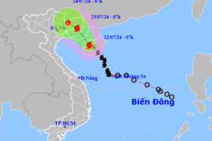 Bão số 2 bất ngờ mạnh trở lại, hướng về Quảng Ninh – Hải Phòng