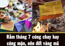 Rằm tháng 7 cúng Vu Lan báo hiếu tổ tiên cha mẹ nên cúng chay hay cúng mặn, nên đốt vàng mã hay không?