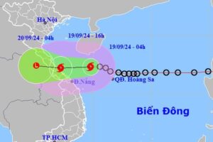 ‼ CHÍNH THỨC ÁP THẤP NHIỆT ĐỚI ĐÃ MẠNH LÊN THÀNH BÃO SỐ 4