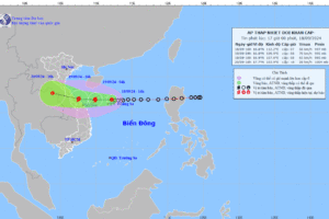Sáng mai 19/9: Áp thấp nhiệt đới thành b/ã/o, gió giật cấp 10, hoàn lưu gây mưa rất to ở các tỉnh miền trung