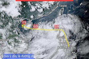 DỰ BÁO BÃO YAGI: CÓ KHẢ NĂNG MẠNH CẤP CUỒNG PHONG (TYPHOON CAT 3)