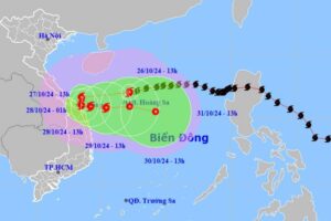 Bão Trà Mi giật cấp 14 hướng vào Trung Trung Bộ, chuyên gia khí tượng cảnh báo nguy hiểm