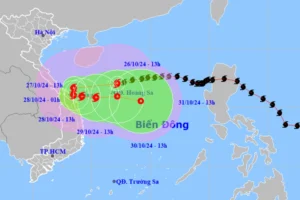 Bão Trà Mi diễn biến phức tạp, từ chiều tối nay các tỉnh sau chú ý