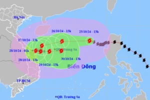 Khẩn: Bão Trà Mi sắp đ/ổ bộ miền Trung nước ta, các tỉnh dưới đây sẽ chịu ảnh hưởng trực tiếp, mưa cực lớn từ chiều mai