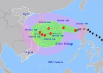 Bão Trami sắp đạt cấp cực đại, liên tục đổi hướng