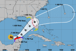 Bão Milton mạnh lên khi hướng tới Florida, sức gió 240 km/h