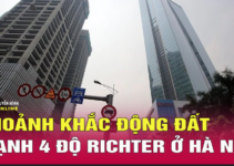 Clip: Khoảnh khắc động đất ở Hà Nội khiến mặt đất rung lắc