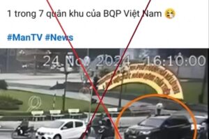 Thực hư thông tin nhóm “vệ sĩ” dẹp đường cho đoàn xe đám cưới chặn xe Tư lệnh Quân khu 4