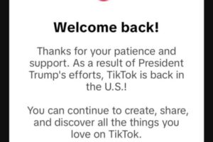 Nhờ ông Trump, TikTok ‘sống lại’ ở Mỹ