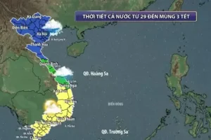 Dự báo thời tiết Tết Nguyên Đán Ất Tỵ 2025