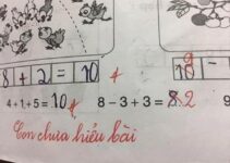 Phép tính 8-3+3= 8 bị cô giáo chấm sai kèm lời phê ‘Chưa hiểu bài’, xem mãi vẫn không hiểu sai chỗ nào: Đáp án đúng gây ngỡ ngàng