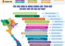 Danh sách tên gọi mới nhất cho 23 đơn vị hành chính cấp tỉnh sau sáp nhập