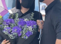 Lê Phương thẫn thờ trong lễ 49 ngày của Quý Bình, ý nghĩ thực sự của bó hoa màu tím có liên quan đến chuyện tình trước kia?
