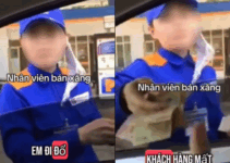 Clip nhân viên cây xăng phải tự mở nắp bình cho khách gây tranh cãi: “Mất tiền mua xăng, sao phải nhờ hả chị?”
