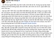 Nhạc sĩ Nguyễn Văn Chung ‘Viết Tiếp Câu Chuyện Hòa Bình’ bất ngờ xin lỗi