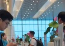 Nhà ga T3 Tân Sơn Nhất lại dột trong mưa làm khách bối rối, nhà thầu nói ‘không phải dột’