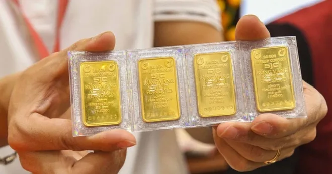 Giá vàng sụt giảm, người mua vàng đầu tuần đã lỗ gần 6 triệu đồng/lượng