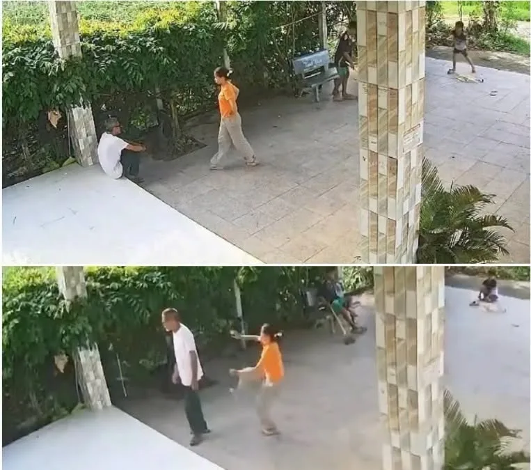Thấy bố ruột bị lẫn, già yếu … con gái đã “thượng cẳng chân, hạ cẳng tay” với bố